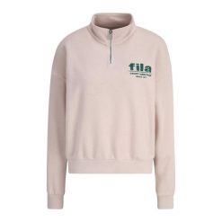 Bluza damska FILA Lima. Brązowe bluzy bez kaptura damskie Fila, m. Za 189.99 zł.