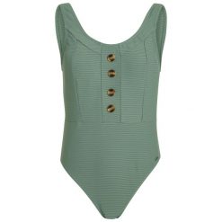 Damski kostium kąpielowy 1-częściowy Protest Silopo. Zielone stroje jednoczęściowe damskie Protest, m, bez wzorów. Za 269.99 zł.
