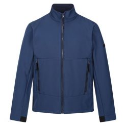 Kurtka Softshellowa Męska Dendrick. Czarne kurtki męskie Regatta, m, bez wzorów, z softshellu, sportowe, bez kaptura. Za 116.99 zł.