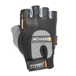 Rękawiczki na siłownię POWER SYSTEM Power Plus. Szare rękawiczki damskie POWER SYSTEM, bez wzorów. Za 35.00 zł.