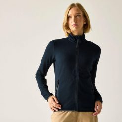 Damska bluza polarowa Mavrey z pełnym zamkiem i miękkim w dotyku materiałem. Niebieskie bluzy bez kaptura damskie Regatta, z polaru. Za 278.00 zł.