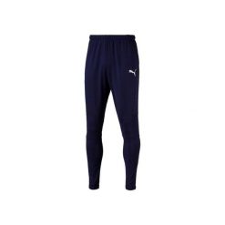 Spodnie męskie Puma Liga Pants Pro. Niebieskie spodnie materiałowe męskie Puma, bez wzorów, z poliesteru, sportowe. Za 190.00 zł.