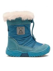 Lasocki Kids Śniegowce CI12-FLICK-20(II)C Niebieski. Niebieskie kozaki dziewczęce Lasocki Kids, z materiału. Za 139.99 zł.