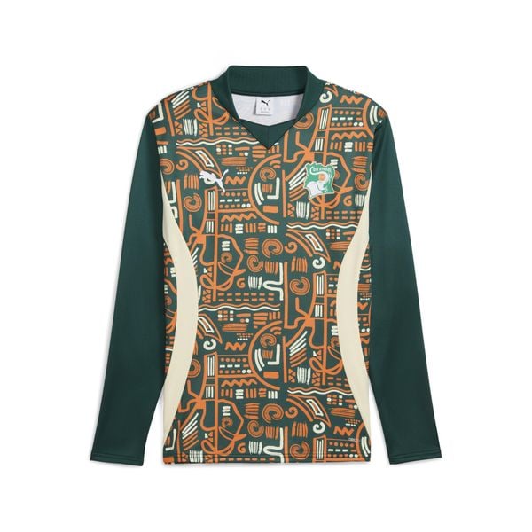 Męska przedmeczowa bluza z długim rękawem Wybrzeże Kości Słoniowej 2025 PUMA. Brązowe bluzy bez kaptura męskie Puma, m. Za 349.00 zł.