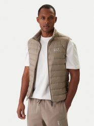 EA7 Emporio Armani Kamizelka 8NPQ06 PNGPZ U6167 Beżowy Regular Fit. Brązowe kamizelki męskie EA7 Emporio Armani, m, z syntetyku. Za 749.99 zł.