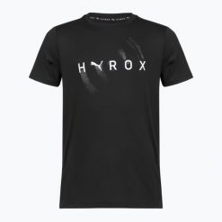 Koszulka treningowa męska PUMA Hyrox Cloudspun Thermoadapt Tee black. Czarne t-shirty sportowe męskie Puma, m, z materiału, bez ramiączek, do biegania. Za 169.99 zł.