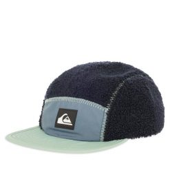 Czapka z daszkiem Quiksilver. Niebieskie czapki męskie Quiksilver, bez wzorów. Za 139.99 zł.