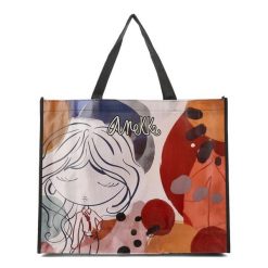 Kolorowa Damska Torba Zakupowa Anekke. Shopper bag damskie Anekke, bez wzorów, na ramię, bez dodatków. Za 39.99 zł.