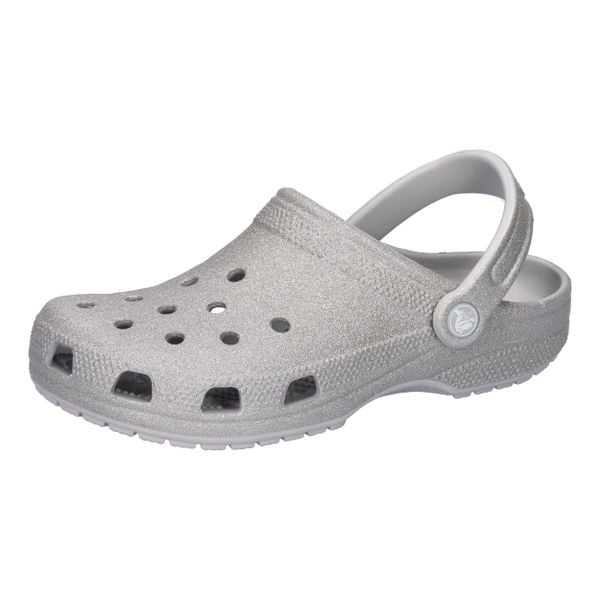 Buty do chodzenia damskie Crocs Classic Glitter Clog. Szare obuwie trekkingowe damskie Crocs. Za 219.00 zł.