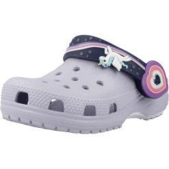 Sandały CROCS CLASSIC LIGHTS Fioletowy. Fioletowe sandały męskie Crocs, z gumy, bez zapięcia. Za 119.99 zł.