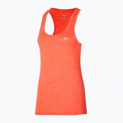 Koszulka do biegania damska Mizuno Impulse Core Tank. Brązowe t-shirty damskie Mizuno, s, bez wzorów, z materiału, bez kołnierzyka. Za 49.99 zł.
