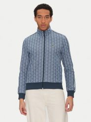 Lacoste Bluza SH1368 Niebieski Regular Fit. Niebieskie bluzy bez kaptura męskie Lacoste, m, z bawełny. Za 839.99 zł.