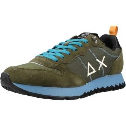 Buty SUN68 SCPZ46104 Zielony. Zielone buty trekkingowe męskie SUN68, ze skóry, bez zapięcia, na fitness i siłownię. Za 468.99 zł.