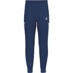 Spodnie dresowe Erima Cmpt Wings Blue Junior. Niebieskie spodnie dresowe damskie Erima, bez wzorów, z dresówki. Za 320.99 zł.
