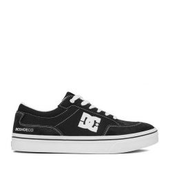 Tenisówki DC Shoes. Czarne trampki i tenisówki męskie DC Shoes, bez wzorów, bez zapięcia. Za 249.99 zł.
