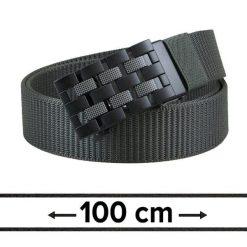 Pasek Materiałowy, Grafitowy 100 cm, Solidny, Automatyczna Klamra, Militarny -Pako Jeans. Szare paski męskie Pako Jeans, bez wzorów, z jeansu, klasyczne. Za 49.00 zł.