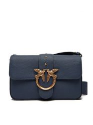 PINKO Torebka Love One Mini Slouchy Fl Al 25-26 104340 A2OX Granatowy. Niebieskie torebki klasyczne damskie Pinko, bez wzorów, ze skóry, bez dodatków. Za 1,579.00 zł.