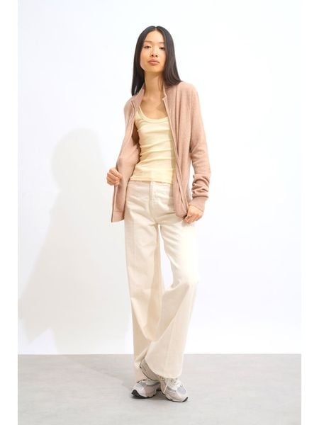 AUTHENTIC CASHMERE Kaszmirowy kardigan "Thalun" w kolorze jasnoróżowym rozmiar: M. Różowe kardigany damskie AUTHENTIC CASHMERE, m, bez wzorów, z kaszmiru. Za 397.83 zł.