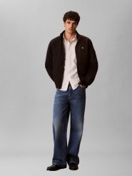 Calvin Klein Jeans kurtka typu blouson Mężczyźni Sztuczne włókno czarny, S. Czarne kurtki męskie Calvin Klein Jeans, m, bez wzorów, z jeansu, bez kaptura. Za 649.95 zł.
