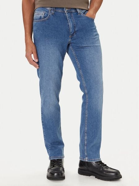 Mustang Jeansy Washington 1016814 Niebieski Straight Fit. Niebieskie jeansy męskie Mustang. Za 249.99 zł.