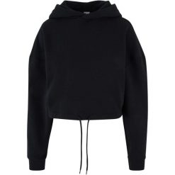 Damska bluza oversize Urban Classics. Czarne bluzy z kapturem damskie Urban Classics, l, z bawełny. Za 165.00 zł.