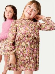 Mayoral Sukienka codzienna 4913 Kolorowy Regular Fit. Sukienki dziewczęce Mayoral, bez wzorów, z syntetyku, bez ramiączek. Za 139.99 zł.