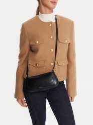 Calvin Klein Torebka Hardware Zip Crossbody LV04F1046G Czarny. Czarne torebki klasyczne damskie CALVIN KLEIN, bez wzorów, ze skóry, bez dodatków. Za 279.99 zł.