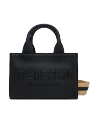 LOVE MOSCHINO Torebka JC4044PP1OLE0000 Czarny. Czarne torebki klasyczne damskie Love Moschino, bez wzorów, ze skóry, bez dodatków. Za 879.99 zł.