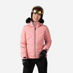 Kurtka narciarska damska Rossignol W Staci. Czerwone kurtki damskie Rossignol, xl, bez wzorów, bez kaptura, narciarskie. W wyprzedaży za 981.75 zł.