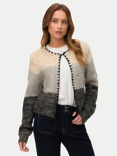 Vero Moda Sweter Jenna 10335750 Beżowy Standard Fit. Brązowe swetry klasyczne damskie Vero Moda, xl, z syntetyku, bez kołnierzyka. Za 139.99 zł.