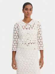 Fracomina Kardigan FR26ST8018K488R6 Écru Regular Fit. Kardigany damskie Fracomina, m, bez wzorów, z bawełny. Za 559.99 zł.