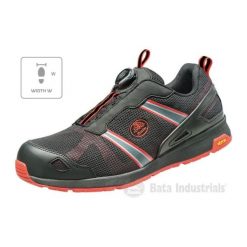 Buty Bata Industrials Bright 041 U MLI-B51B1 czarny czarne. Czarne buty sportowe na co dzień męskie z gumy, bez zapięcia. Za 897.11 zł.