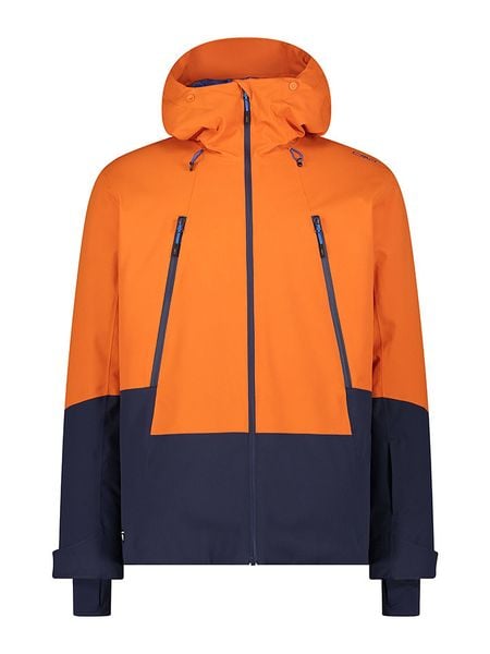CMP Kurtka narciarska w kolorze pomarańczowo-granatowym rozmiar: 58. Niebieskie kurtki narciarskie i snowboardowe damskie CMP, bez wzorów, bez kaptura, narciarskie. Za 460.12 zł.