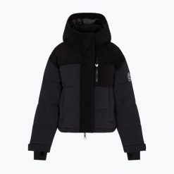 Kurtka narciarska damska EA7 Emporio Armani Ski St. Moritz Fashion Eco-Down. Czarne kurtki damskie EA7 Emporio Armani, na zimę, m, bez wzorów, z syntetyku, bez kaptura. Za 2,239.00 zł.