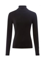 Joop Jeans sweter z golfem - Kaisha Kobiety czarny, XS. Czarne golfy damskie Joop! Jeans, uniwersalny, bez wzorów, z jeansu, bez ramiączek. Za 429.95 zł.