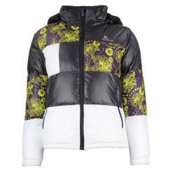 Kurtka dziewczęca Peak Mountain Falea. Czarne kurtki narciarskie i snowboardowe damskie Peak Mountain, bez wzorów, z polaru, bez kaptura, narciarskie. Za 128.50 zł.