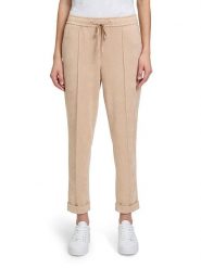 BETTY & CO Spodnie w kolorze beżowym rozmiar: 42. Brązowe spodnie materiałowe damskie Betty & Co., bez wzorów, z materiału. Za 119.95 zł.