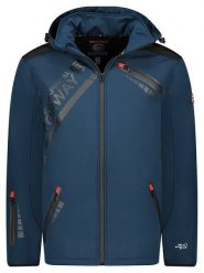 Geographical Norway Kurtka softshellowa "Twopac" w kolorze granatowym rozmiar: S. Niebieskie kurtki outdoor męskie Geographical Norway, s, bez wzorów, bez kaptura. Za 187.52 zł.