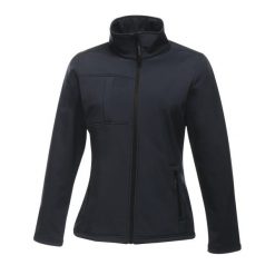 Kurtka Softshellowa Damska Wodoodporność Octagon II. Czarne kurtki damskie Regatta, m, bez wzorów, z softshellu, bez kaptura. Za 175.99 zł.