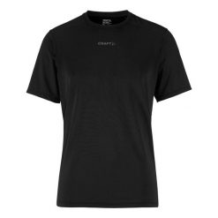 Koszulka crossfitowa męska Craft Adv Essence. Czarne t-shirty sportowe męskie Craft, m, z elastanu, bez ramiączek, do biegania. Za 239.00 zł.