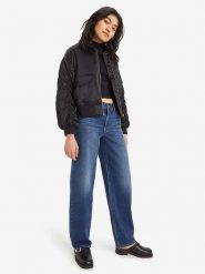 Levi's Dżinsy - Baggy fit - w kolorze niebieskim rozmiar: W25/28. Niebieskie jeansy damskie Levi's, z podwyższonym stanem. Za 153.71 zł.