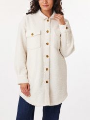 Scotch & Soda Kurtka koszulowa w kolorze kremowym rozmiar: XL. Brązowe kurtki damskie Scotch & Soda, xl, bez wzorów, bez kaptura. Za 149.31 zł.