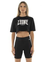 Koszulka damska z krótkim rękawem Never Without. Białe topy sportowe damskie LEONE 1947 APPAREL, m, bez wzorów, bez ramiączek. Za 147.35 zł.