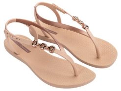 Sandały damskie Ipanema Sandal Rio. Brązowe sandały damskie Ipanema, bez wzorów, z materiału, bez obcasa. Za 89.99 zł.