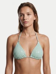 Guess Góra od bikini E6GJ07 KBMV0 Zielony. Zielone bikini damskie Guess, z aplikacjami. Za 284.99 zł.