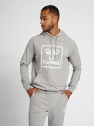Bluza z kapturem Hummel Isam 2.0. Szare bluzy z kapturem męskie HUMMEL, s, z bawełny. Za 213.00 zł.