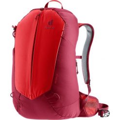 Plecak z siatką dystansową Deuter AC Lite 23 - cherry/masala. Czerwone plecaki damskie Deuter, bez wzorów, z materiału, klasyczne. Za 406.99 zł.