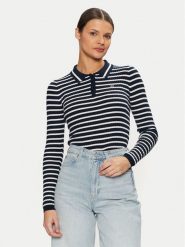 Tommy Jeans Sweter DW0DW19887 Beżowy Slim Fit. Brązowe swetry klasyczne damskie Tommy Jeans, xl, z bawełny, bez kołnierzyka. Za 309.99 zł.