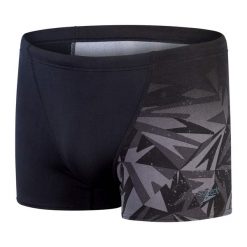 Spodenki kąpielówki męskie Speedo Hyper Boom. Czarne kąpielówki męskie Speedo, m, bez wzorów, z lycry, do pływania. Za 266.16 zł.
