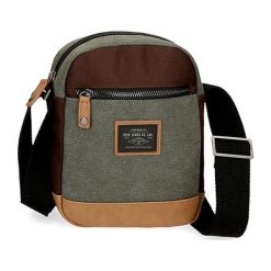 Torba w kolorze jasnoszaro-brązowym - (S)39 x (W)39 x (G)12 cm. Brązowe torby męskie na ramię Pepe Jeans Accessories, bez wzorów, z materiału, na ramię. W wyprzedaży za 74.95 zł.